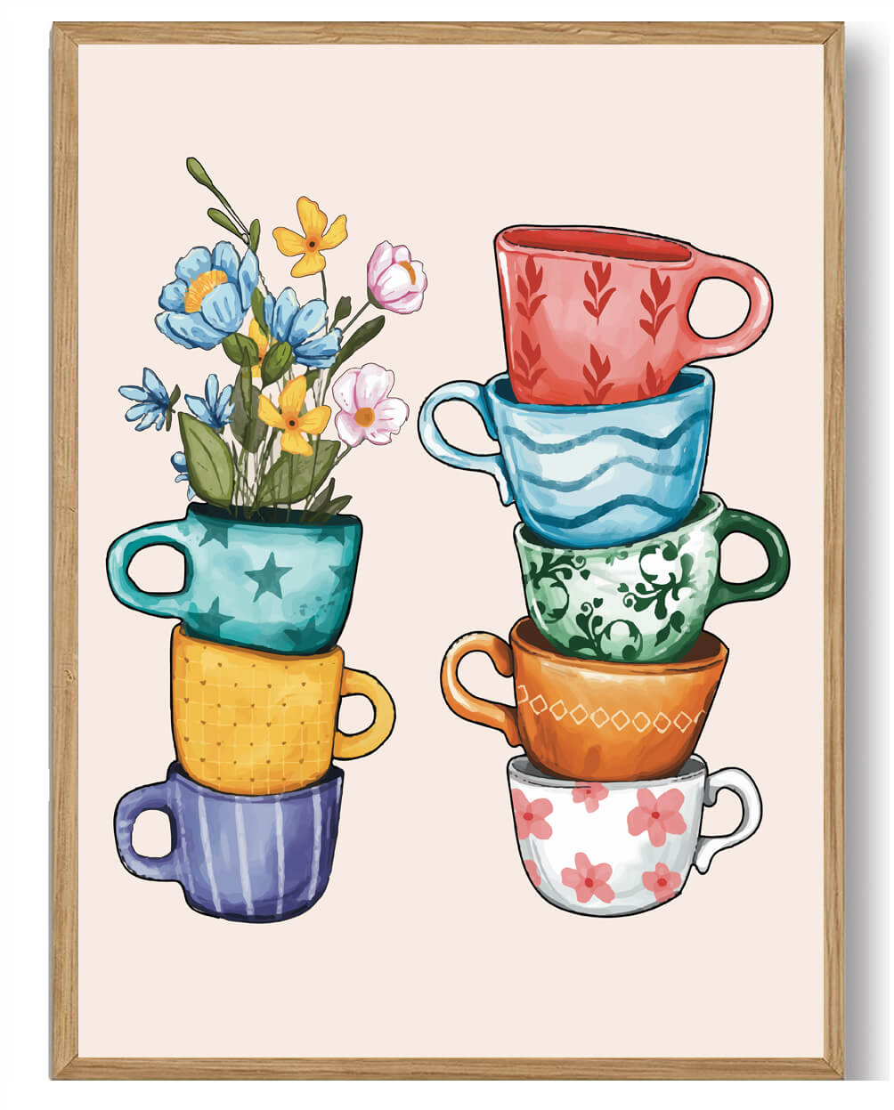 Kaffekopper - kaffeplakat