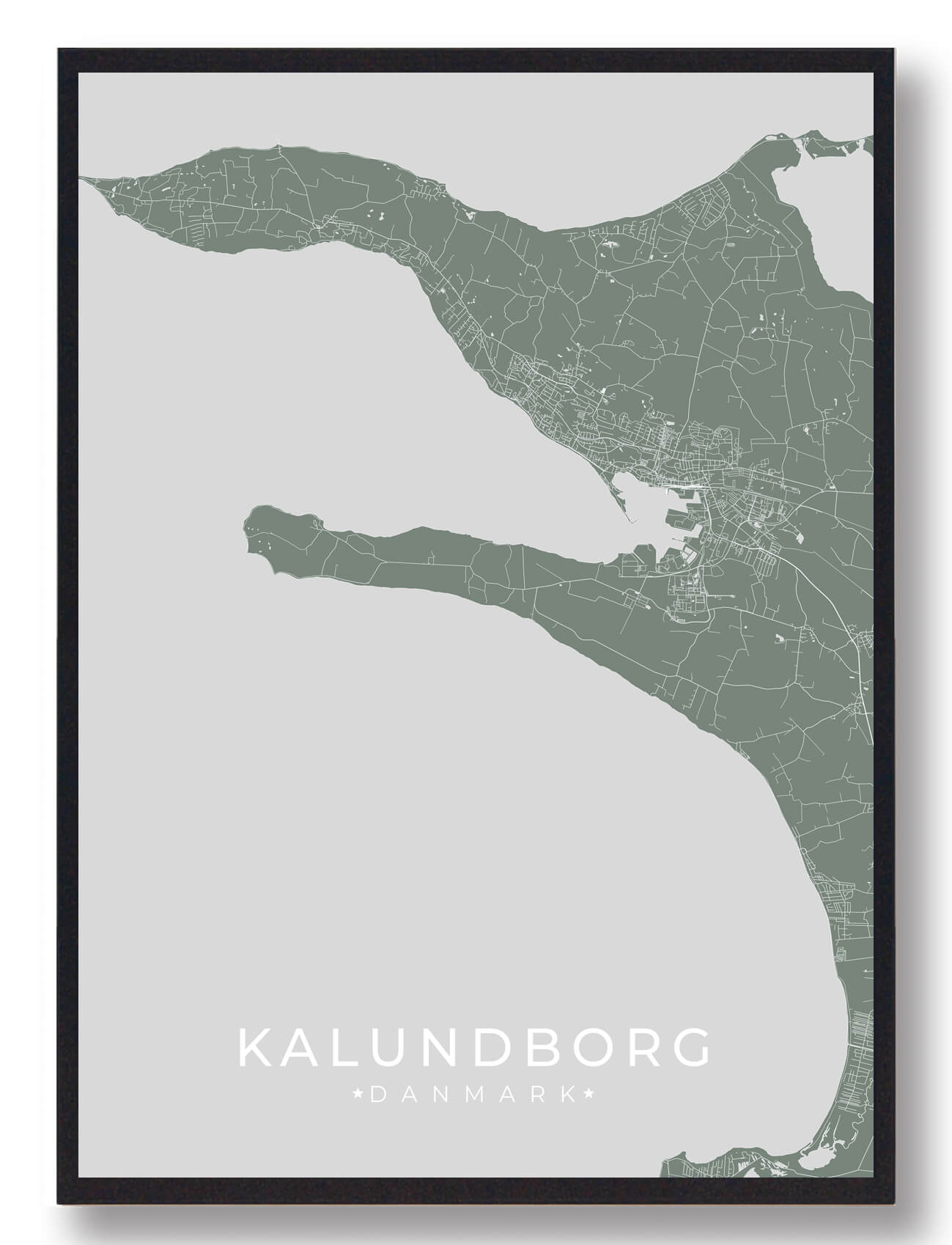 Kalundborg plakat - grøn
