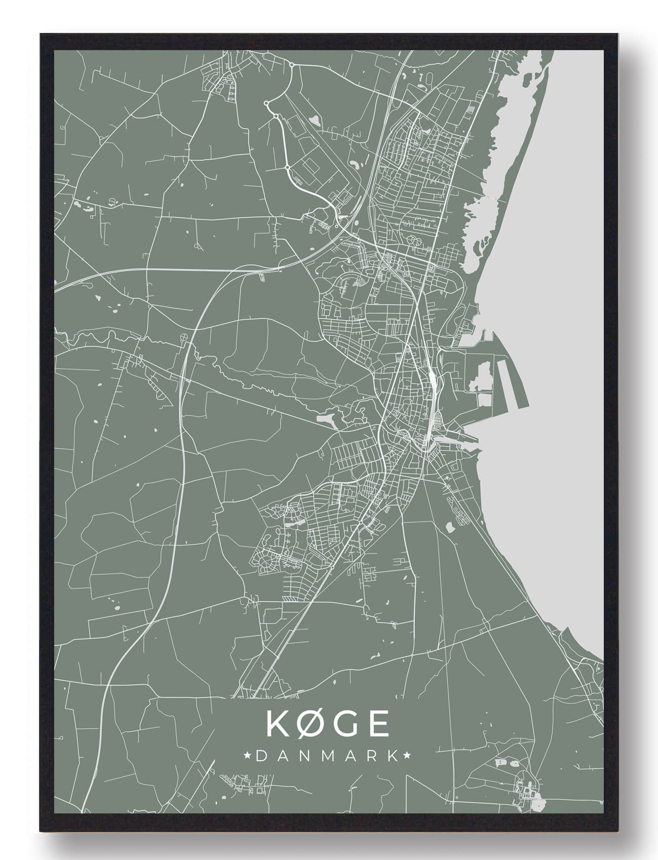Køge plakat - grøn
