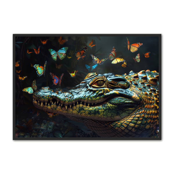 Krokodille Plakat 1 - Få den nu hos Plakat Portalen!