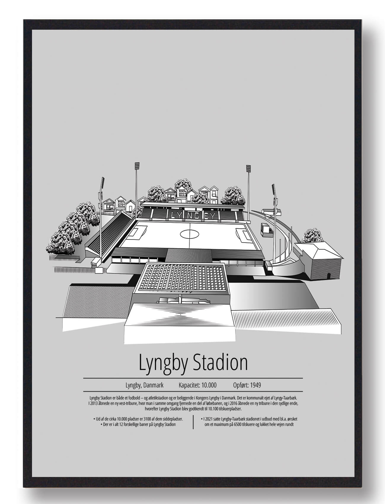 Lyngby Stadion grå