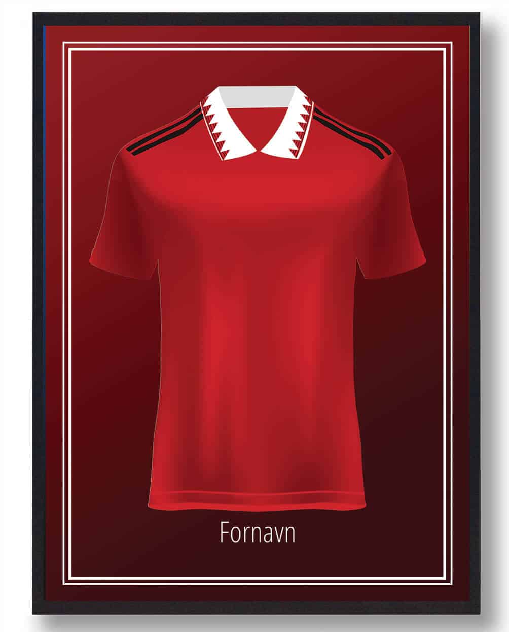 Manchester United - trøje med navn