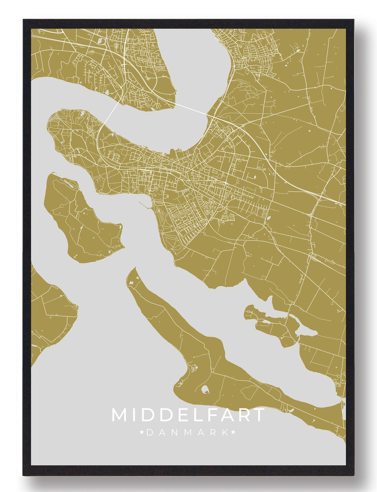 Middelfart Plakat - Guld til Dit Hjem