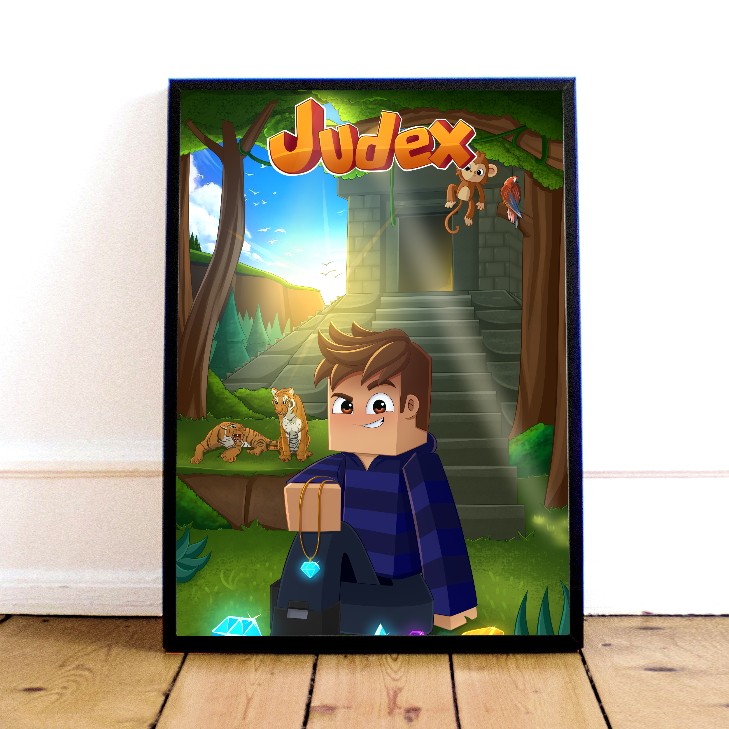 Judex Jungle Plakat - Eventyr i junglen med farver!