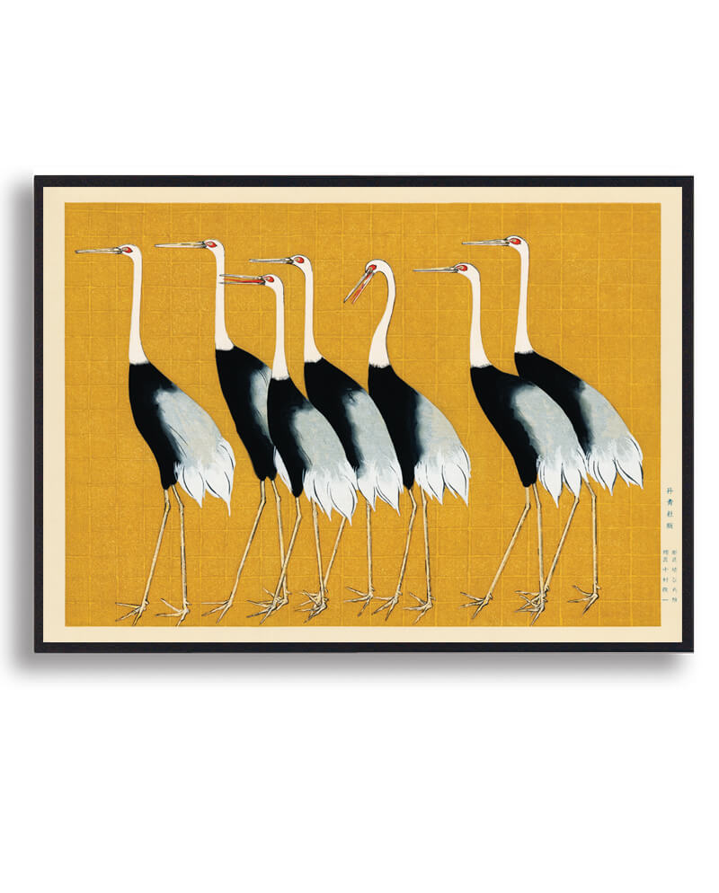 Ogata Korin - Japanese red crown crane