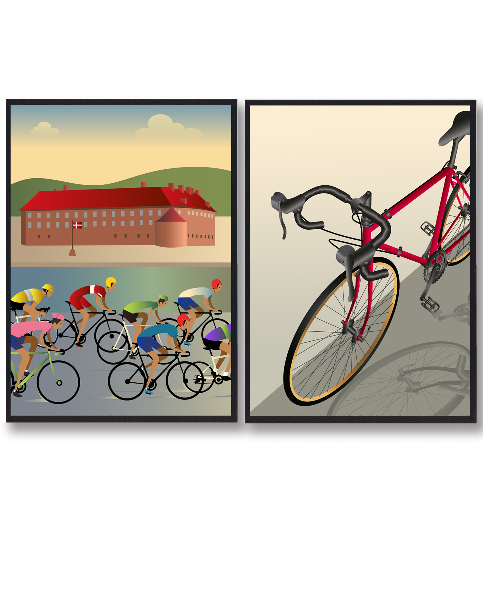 Plakatsæt Sønderborg  cykelplakat