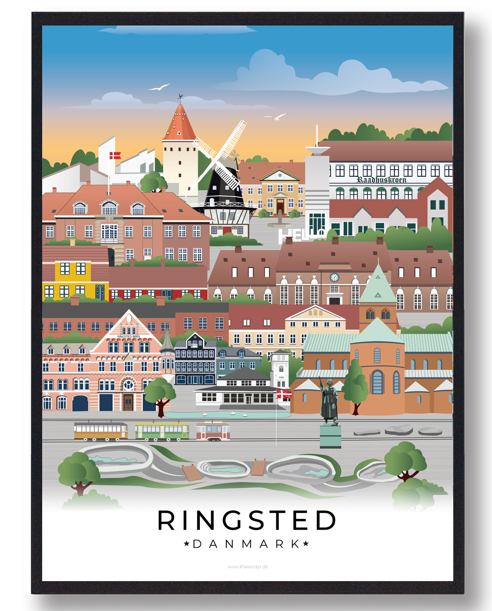 Ringsted Byplakat – Oplev Sjællands Skønhed!