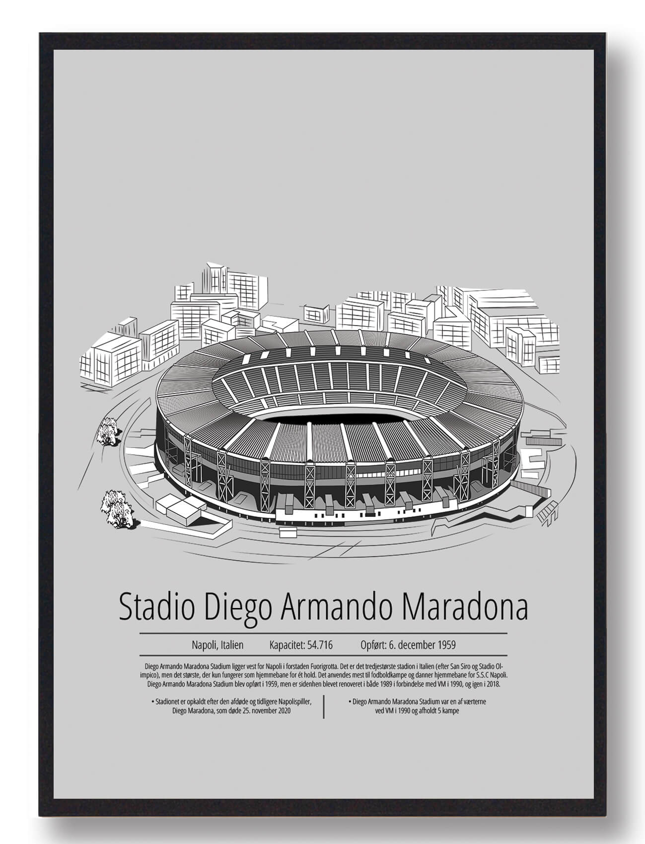 Stadio San Paolo - Napoli grå