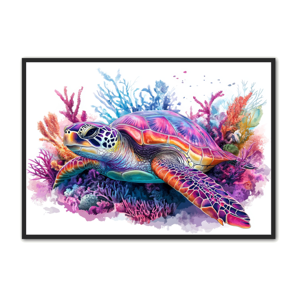 Skildpadde Plakat 3 - Unik plakat til dit hjem