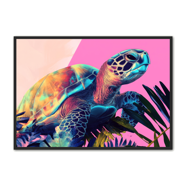 Skildpadde Plakat 8 - Unik Kunst til Dit Hjem