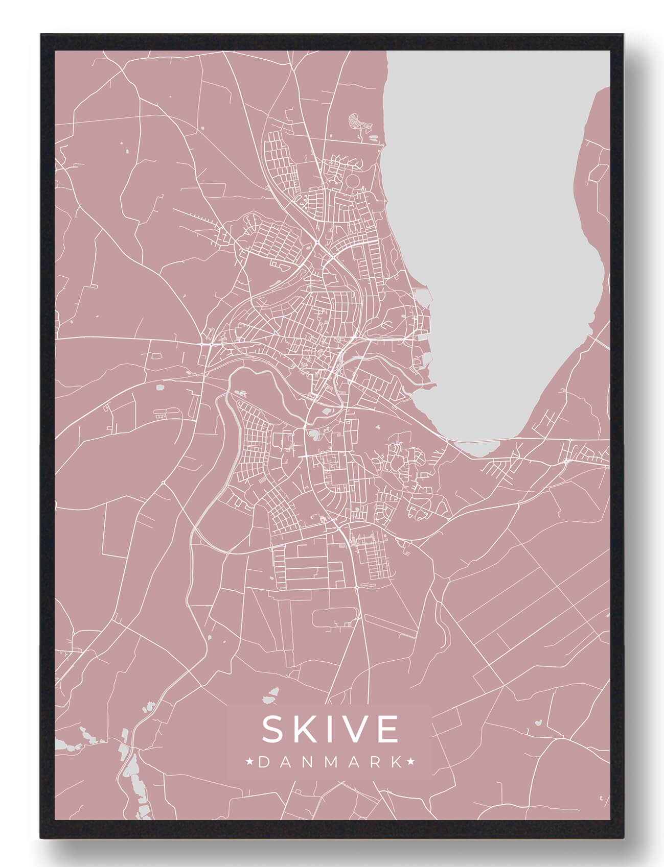Skive plakat - rosa