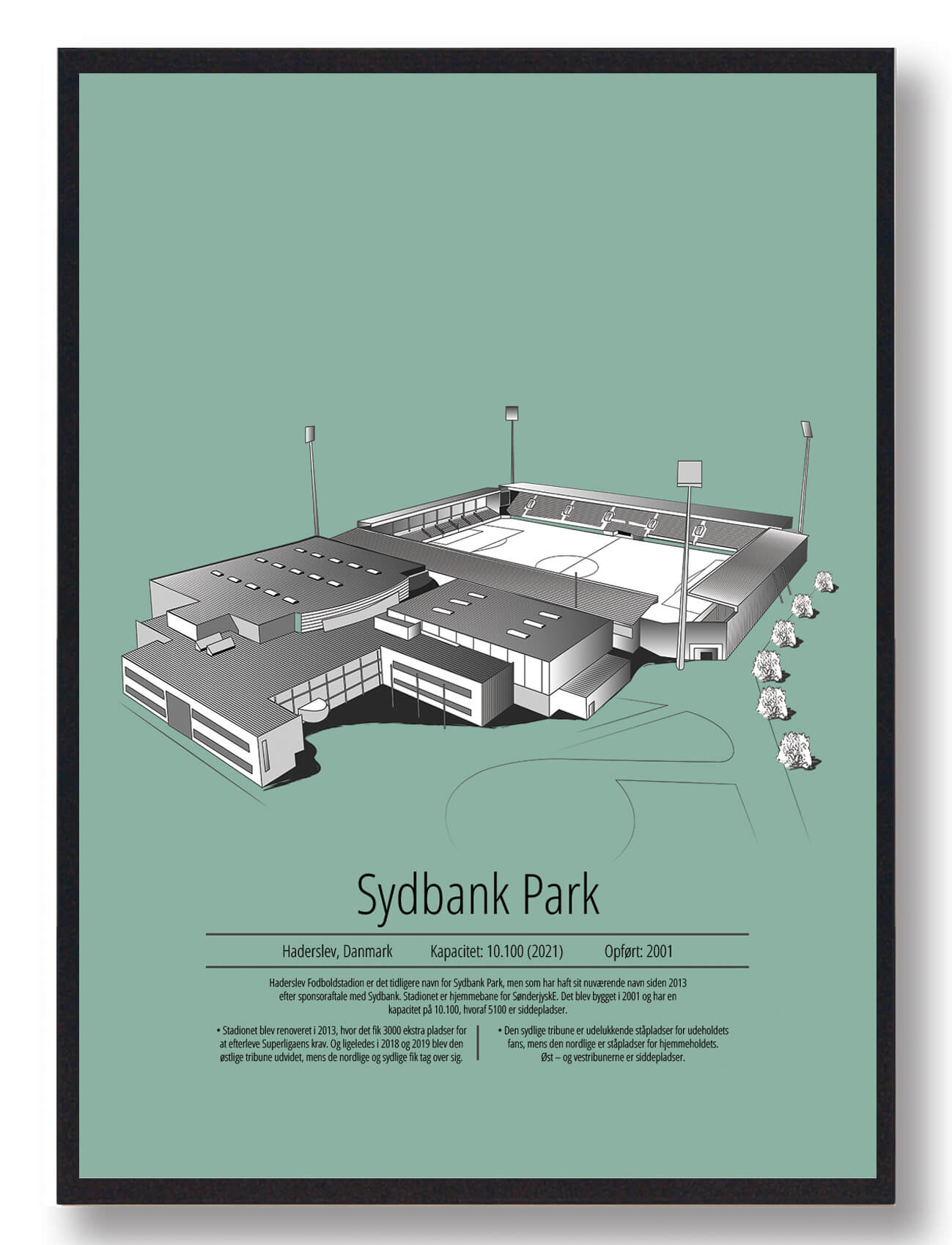 Sydbank Park  SønderjyskE mintgrøn