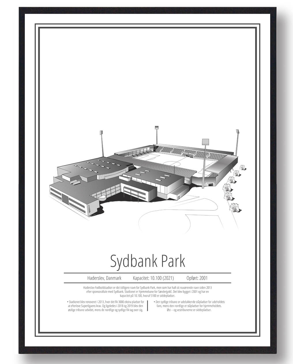 Sønderjyske Stadion Plakat til Dit Hjem