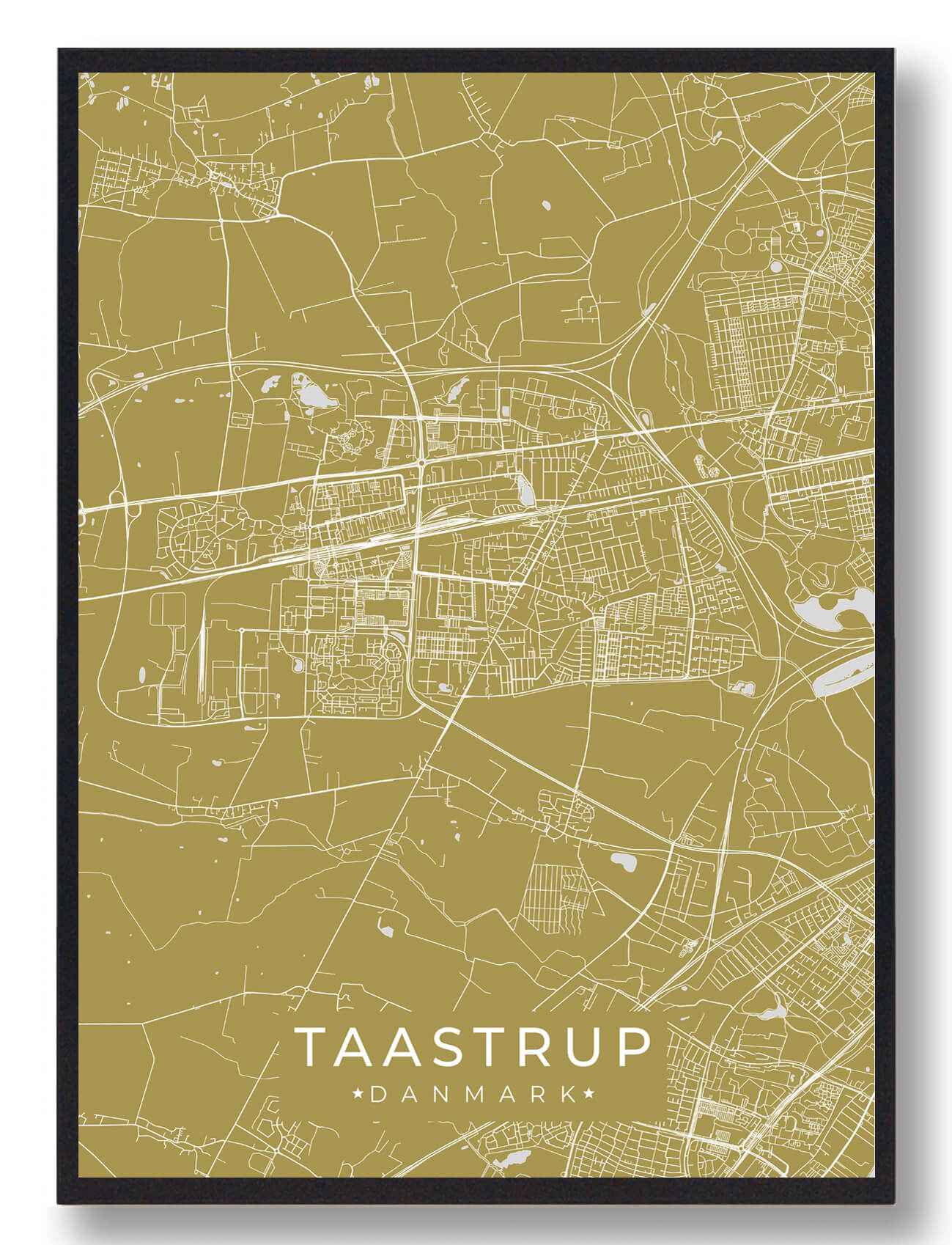 Taastrup Plakat - Gul til dit hjem!