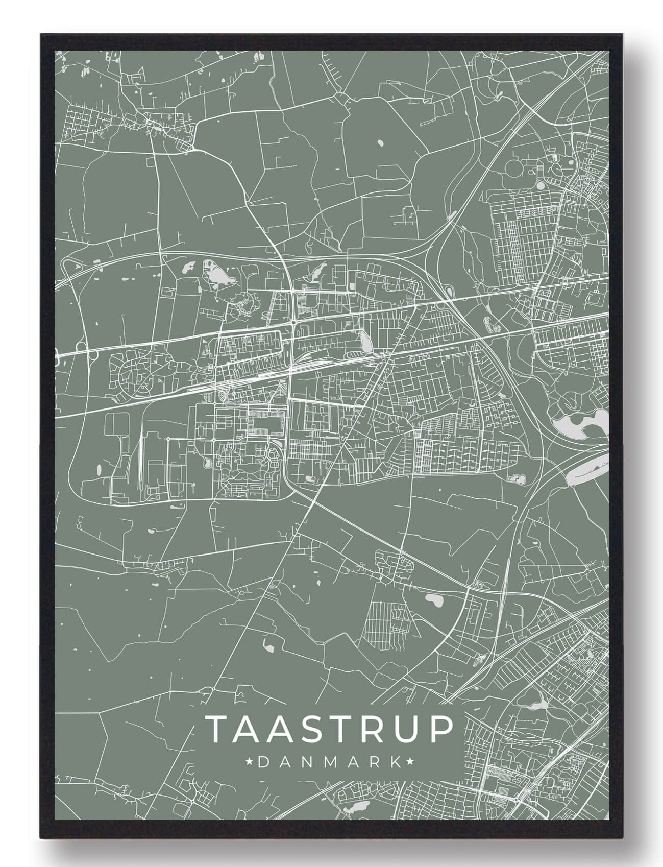 Taastrup plakat - grøn