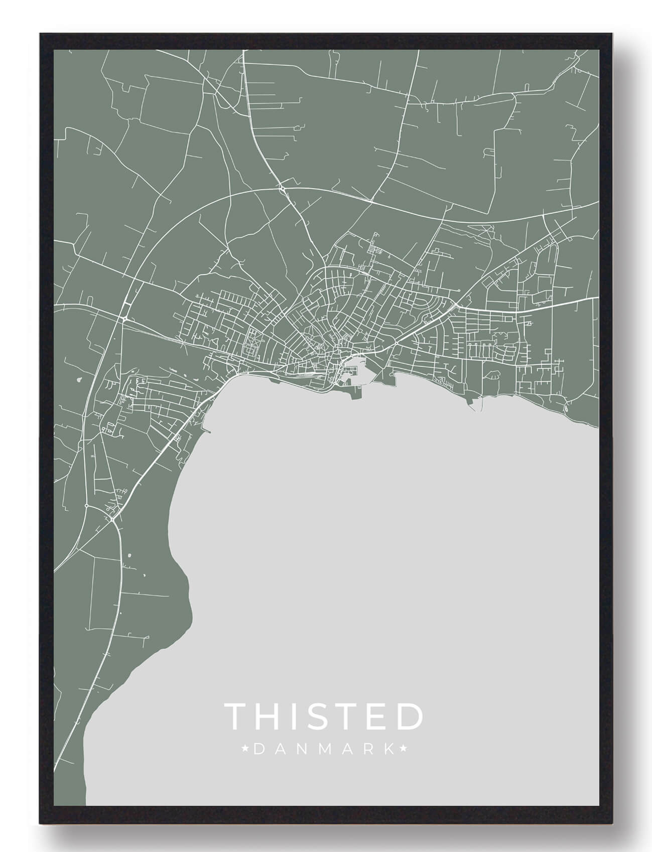Thisted Plakat – Grøn byplakat til stolthed