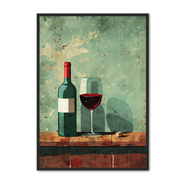 Elegant Vin Plakat – Ideel til vinelskere og hjemmet