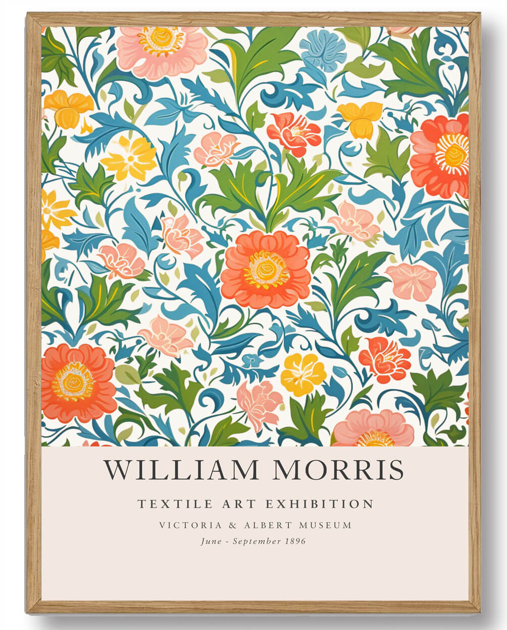William Morris - Tekstil Blomst Plakat til Dit Hjem