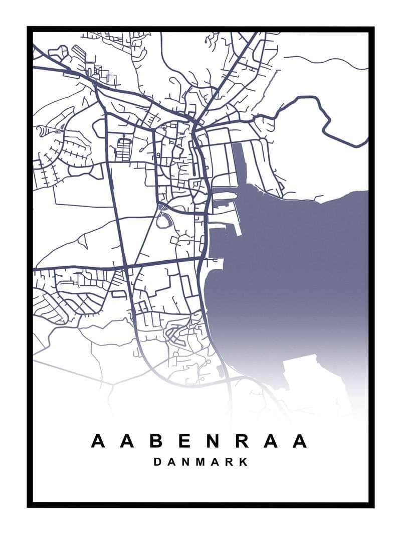 Aabenraa Kortplakat - Udforsk Din Elskede By