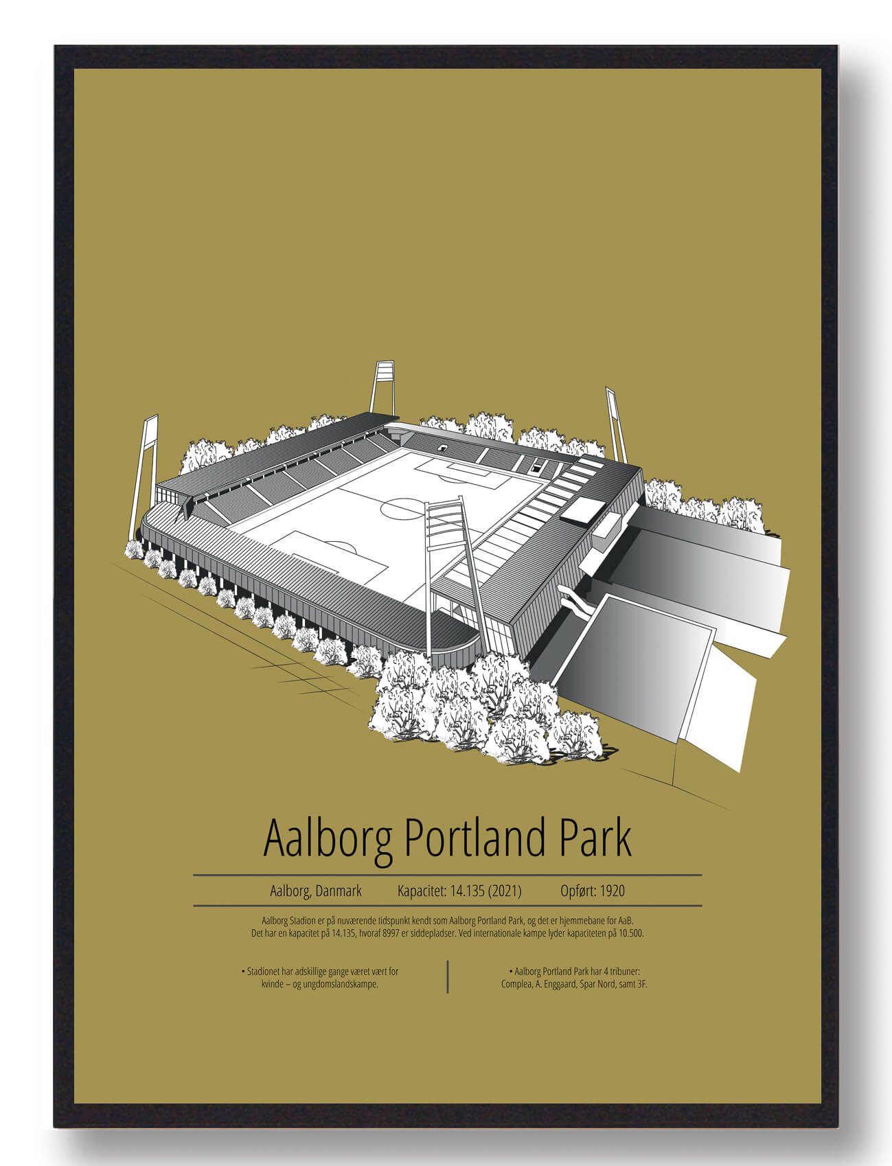 Aalborg Portland Park  AaB gul