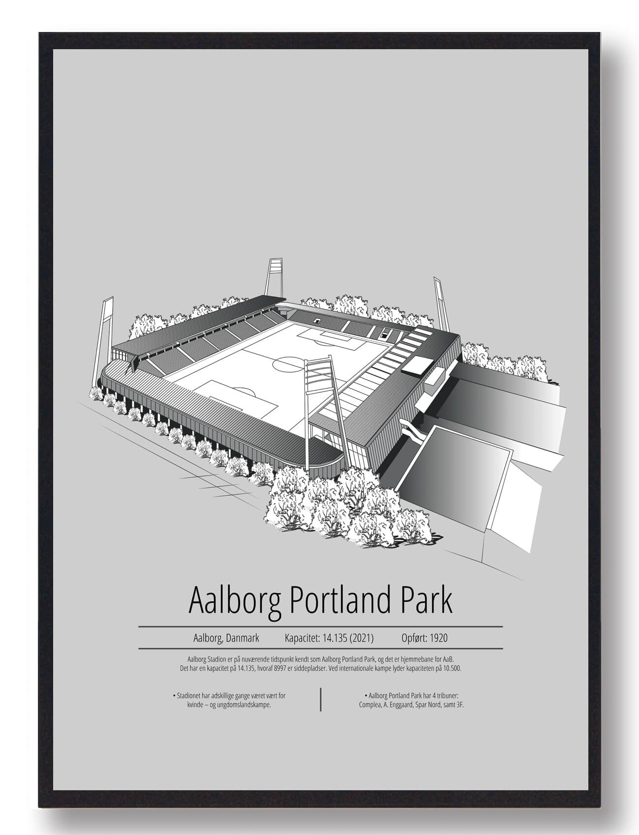 Aalborg Portland Park  AaB grå