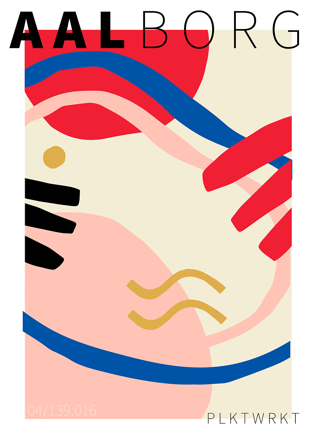 Aalborg Plakat fra Plakatwerket - Unik Kunst til Hjemmet