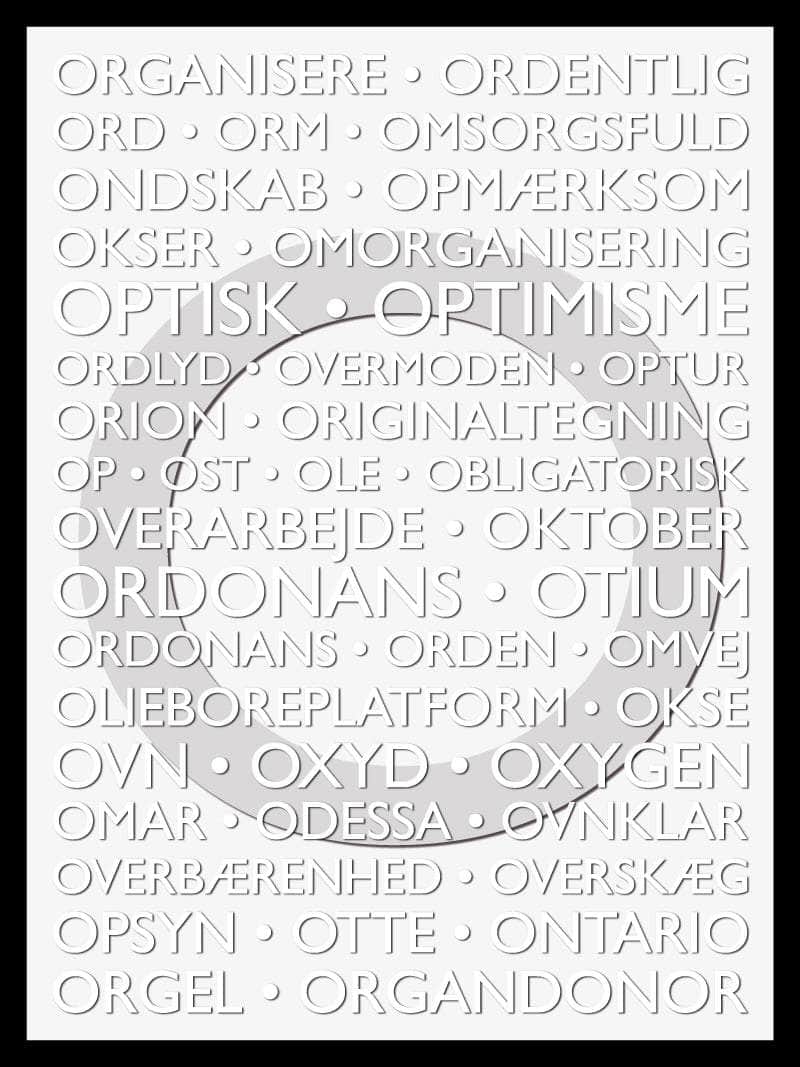 Alfabetplakat til Børneværelset fra Postersbyus