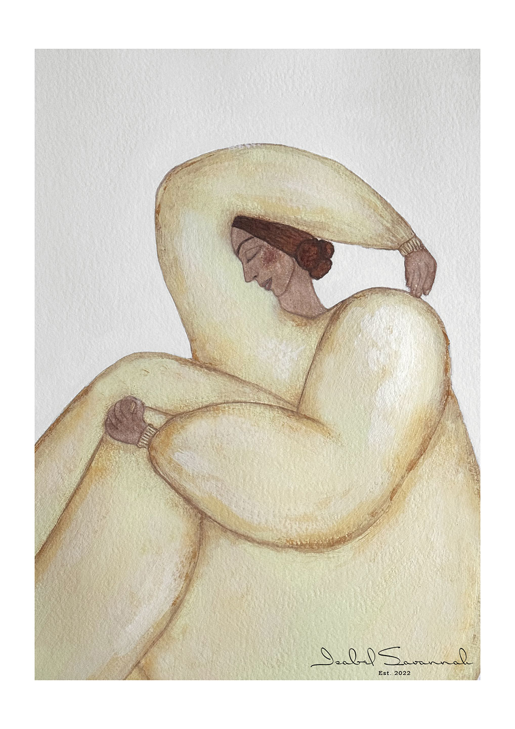 Smukt kunstværk "An Inner Journey" af Isabel Savannah