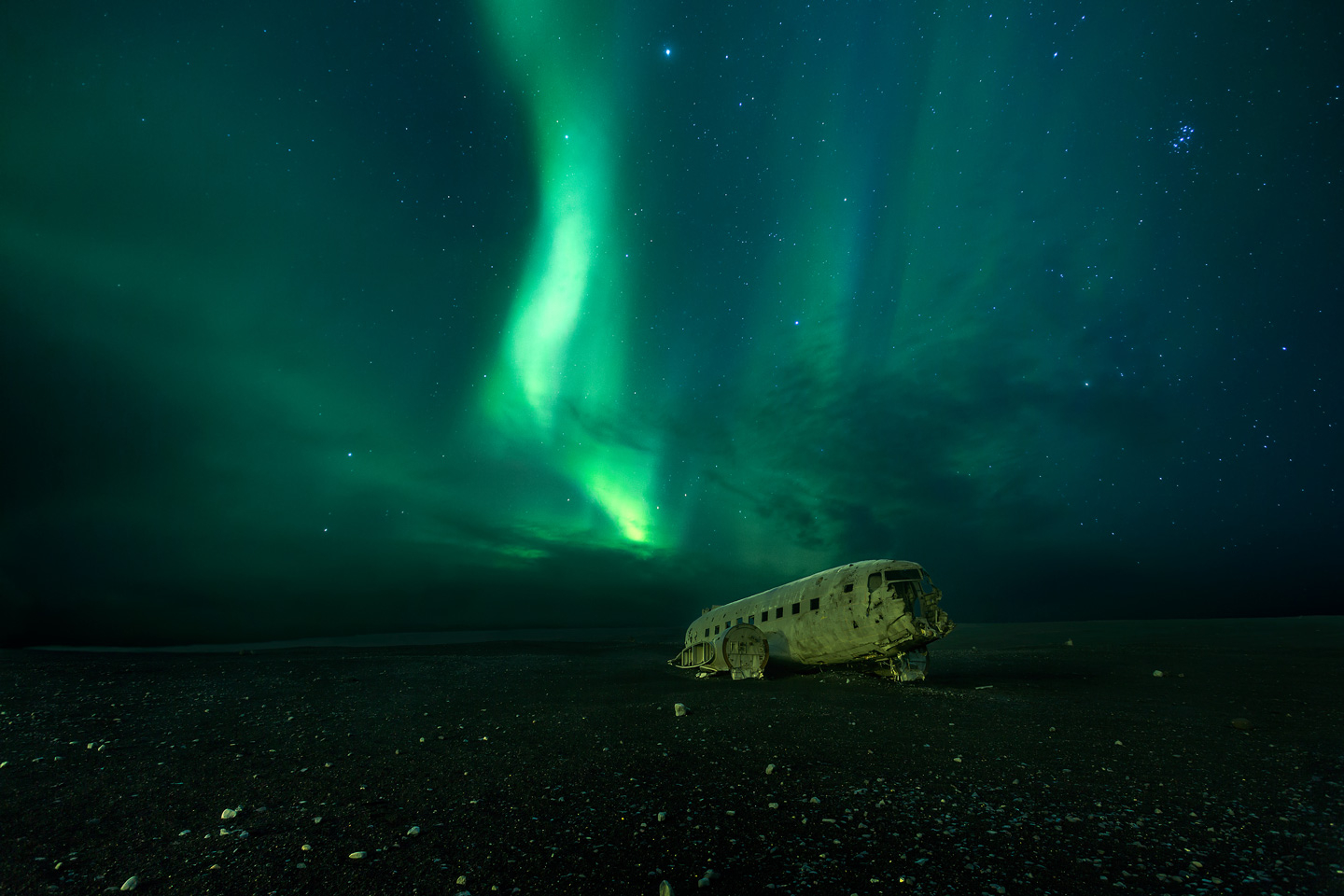 Aurora Borealis Kunstværk af Mikkel Beiter - Unikt Design