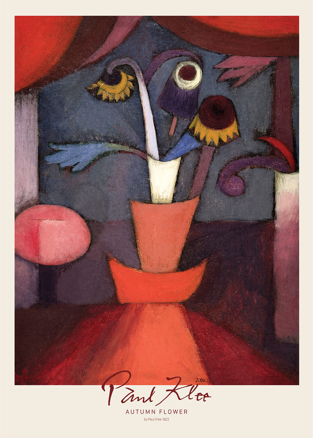 Efterårsblomst Plakat - Unik Kunst til Dit Hjem