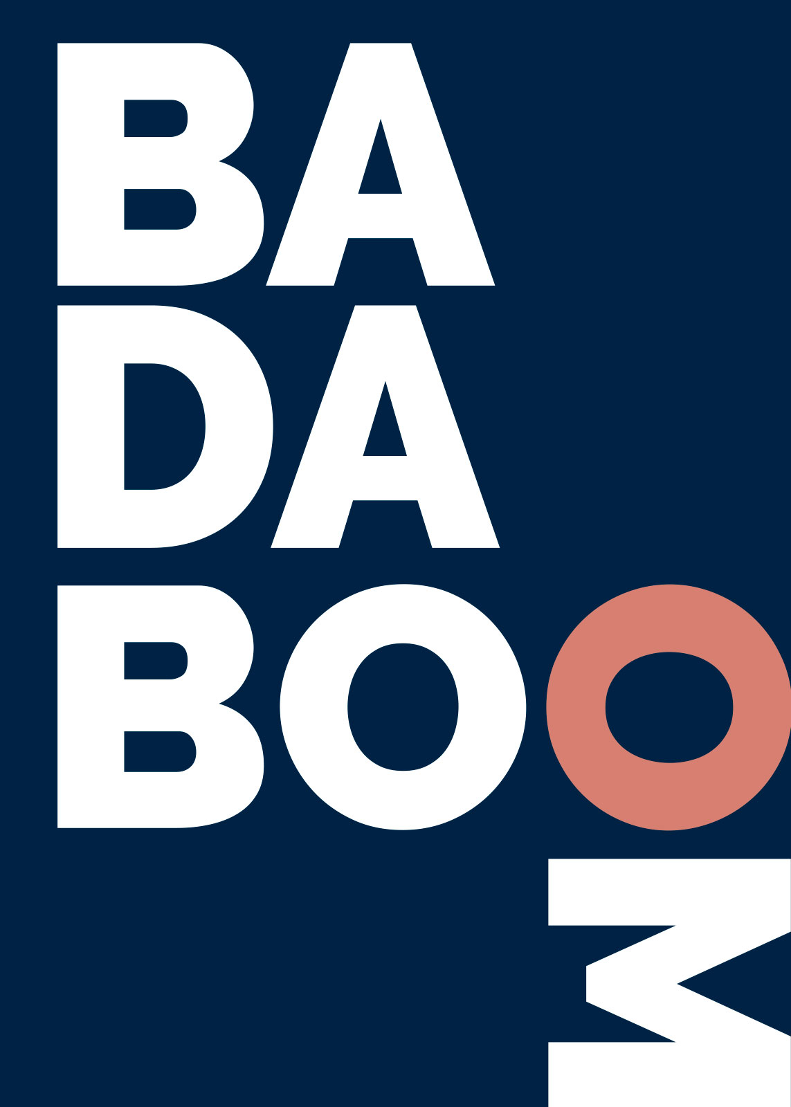 Badaboom Blå – Unikt Kunstværk af Rikke Axelsen