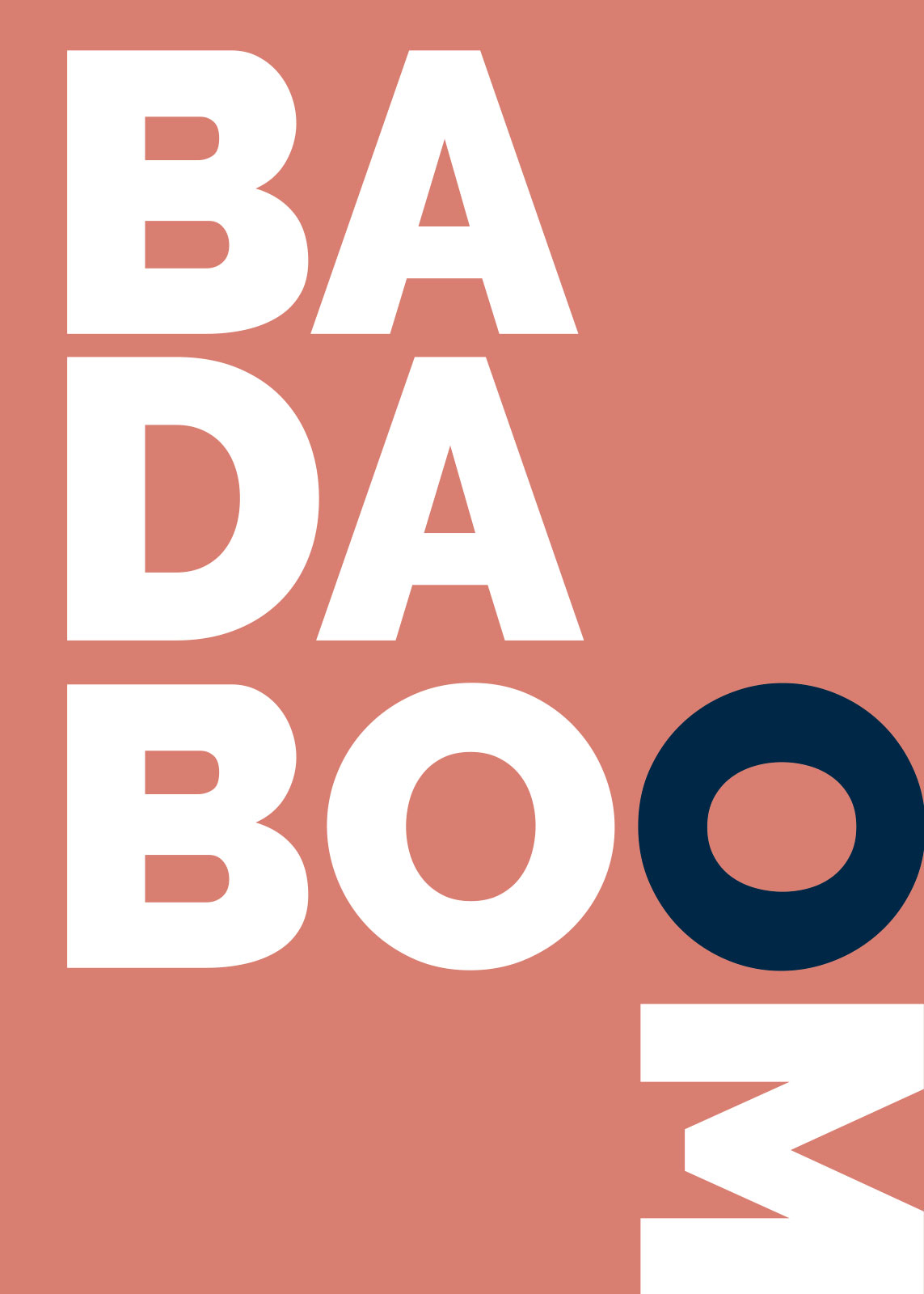 Badaboom Orange Kunstværk af Rikke Axelsen