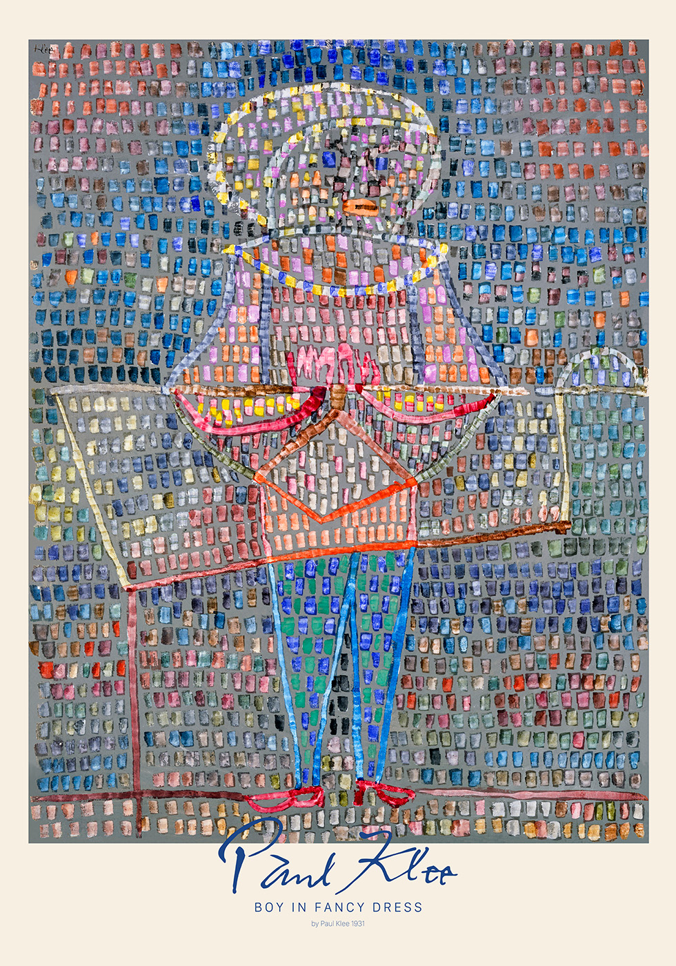 Unik Kunst til Hjemmet – Dreng i Fantasifuld Kostume