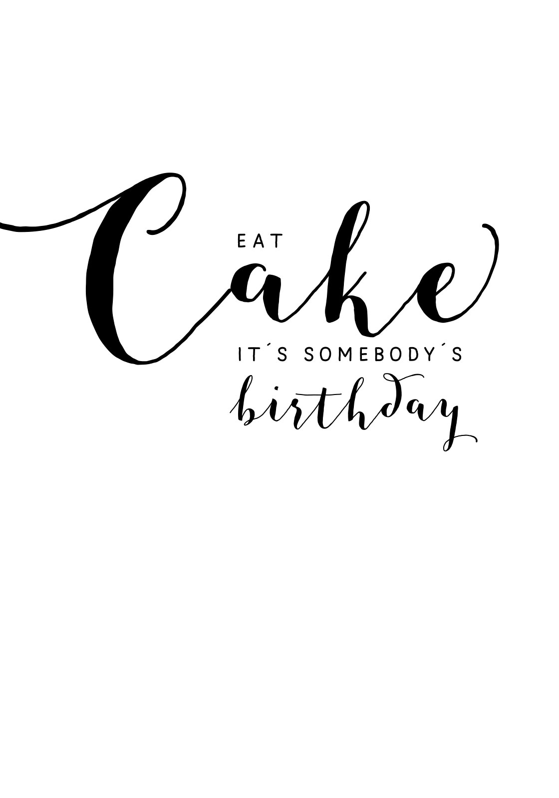 Unikt kunstværk: Cake Hvid fra Ten Valleys - Elegance til hjemmet