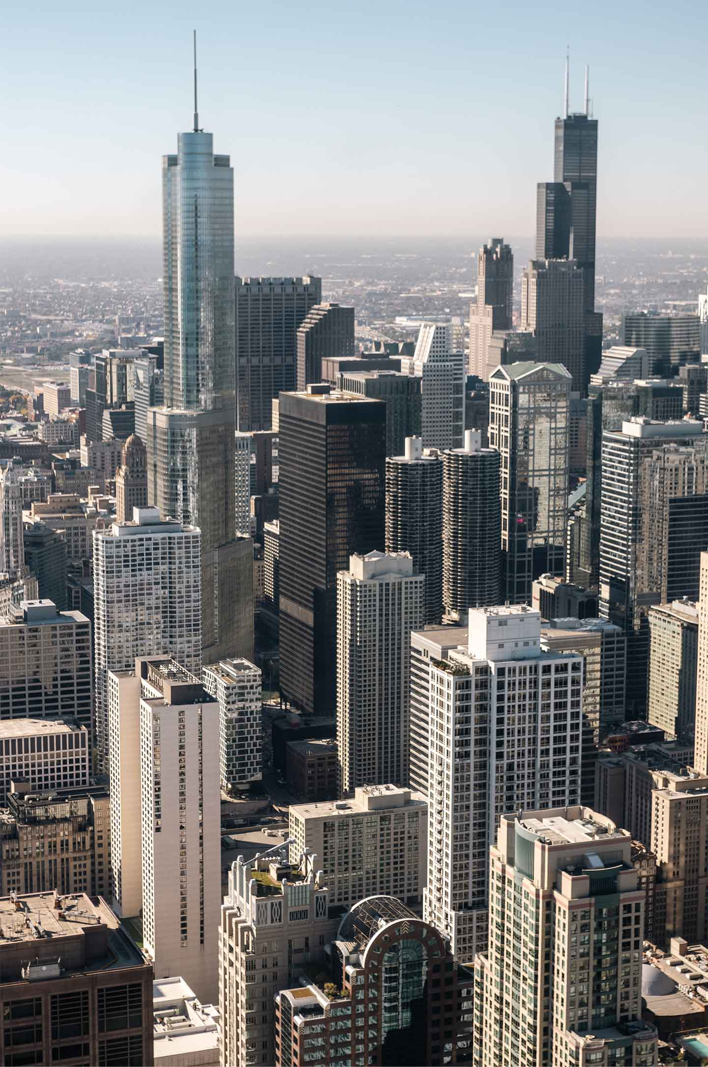 Chicago B&W Fotografi af Helle Christensen - Unikt Kunstværk