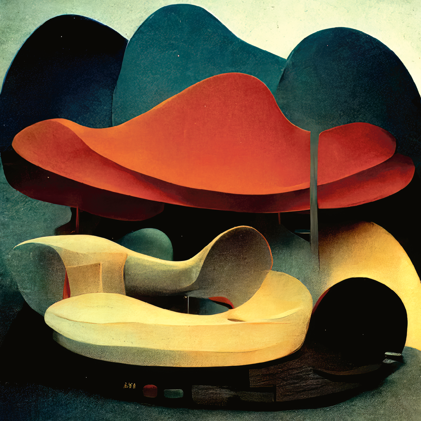 Cloud Lounge Kunstværk fra Yoma.emptylands - Køb nu!