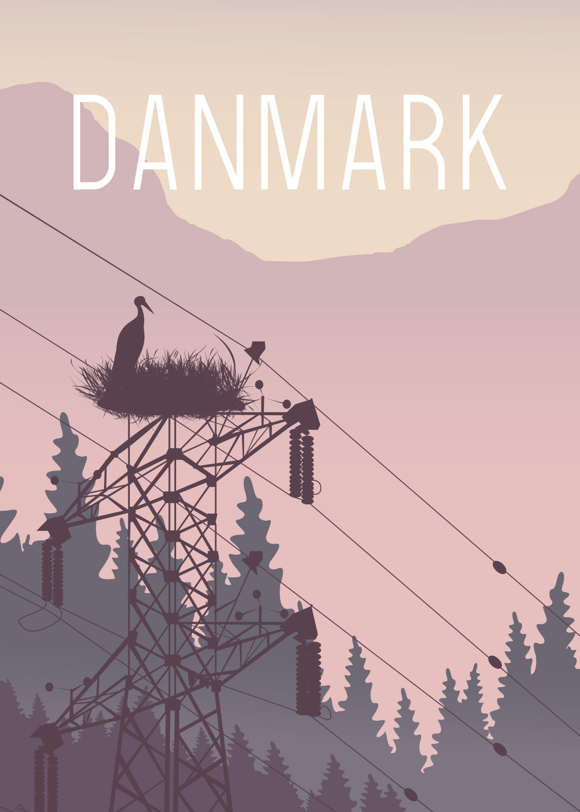 Strømmast af Rikke Axelsen - Unik Kunst til Hjemmet