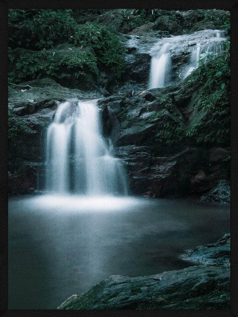 Dobbelt vandfald plakat - Naturplakat til dit hjem