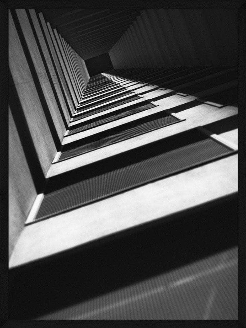 Moderne Elevatorskakt Plakat - Unik Arkitektur Kunstværk