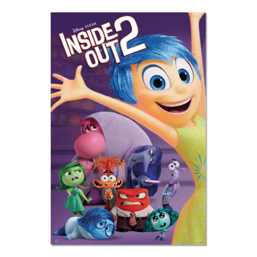 Disney Inside Out 2 Plakat - Kvalitetskunst til Væggen