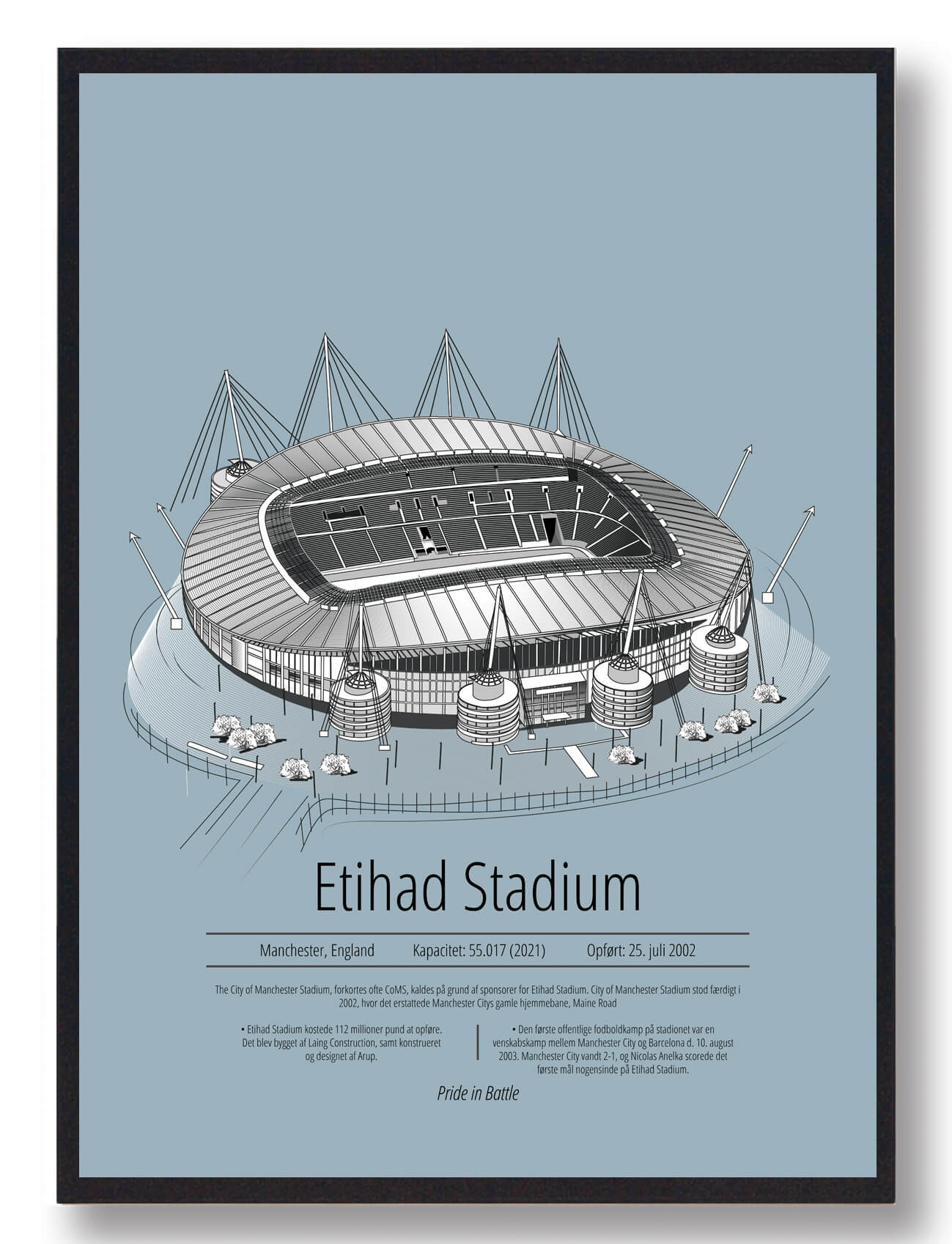 Etihad - Manchester City - lyseblå