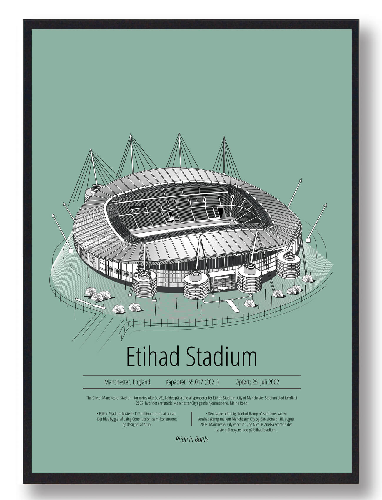 Etihad - Manchester City - mintgrøn