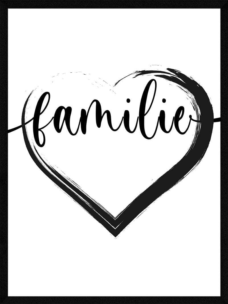 Familieplakat - Vis din kærlighed til familien!