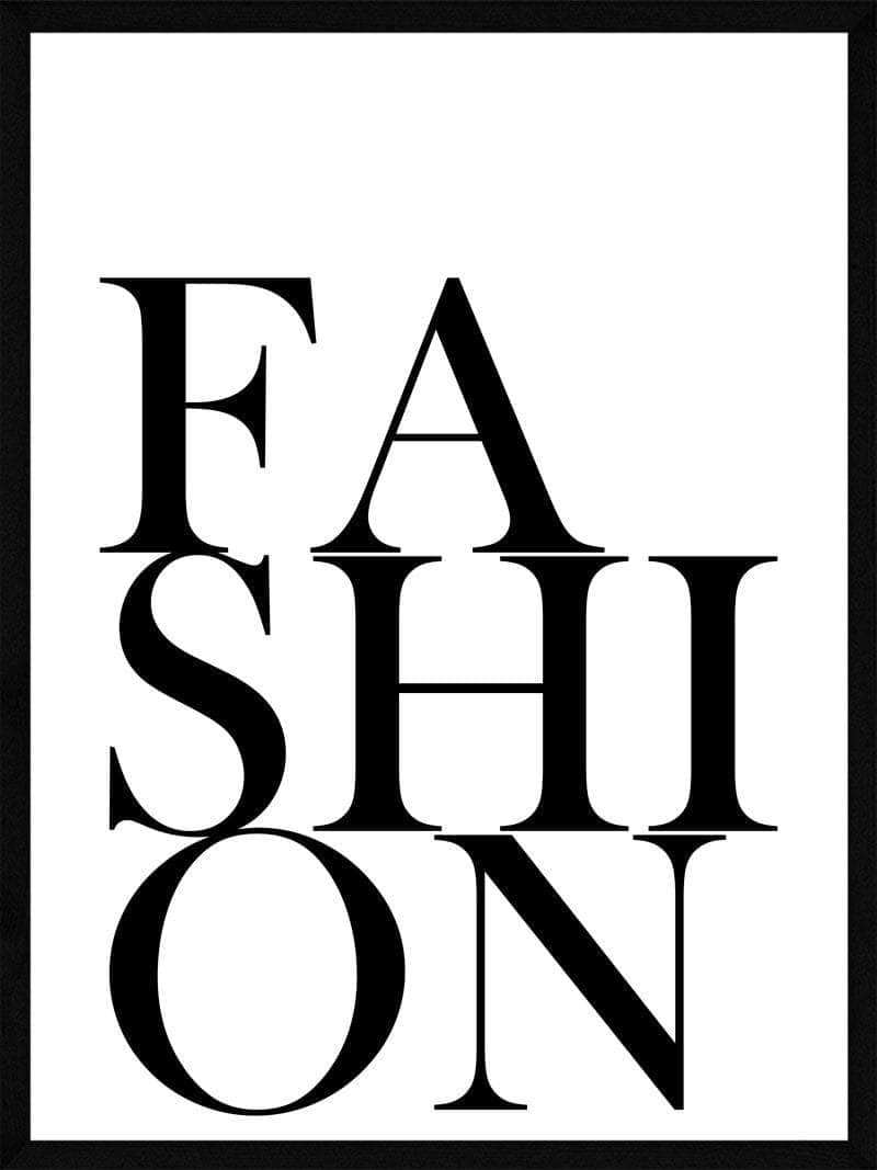 Dekorativ Fashion Plakat fra Postersbyus - Et Must-Have!