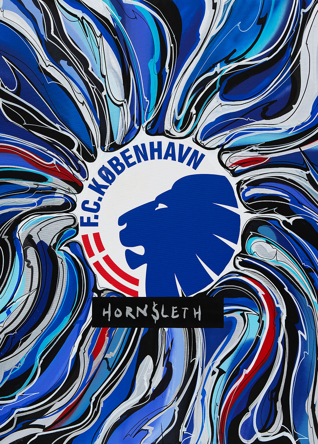 FCK Plakat af Hornsleth – Unik Kunst til Dit Hjem