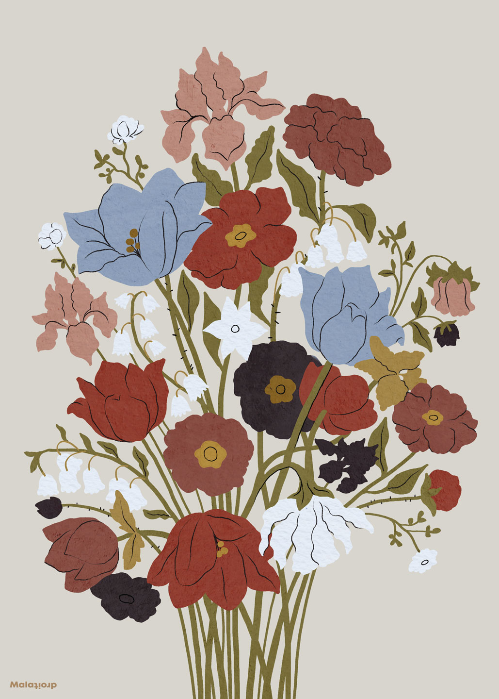 Fleurs af Maladroit - Unikt kunstværk til hjemmet