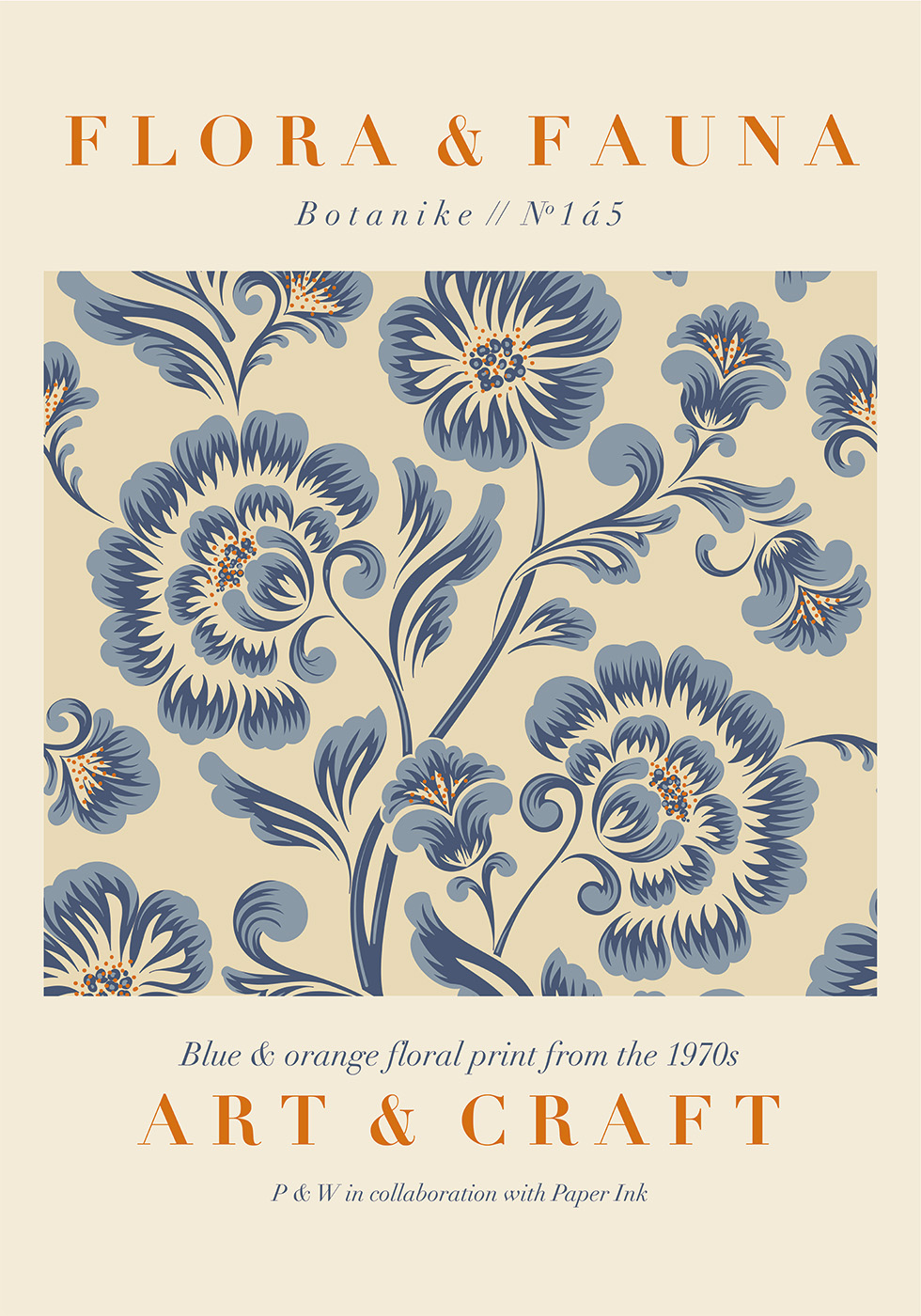 Flora vs Art No 1 – Unik Kunstplakat til Dit Hjem