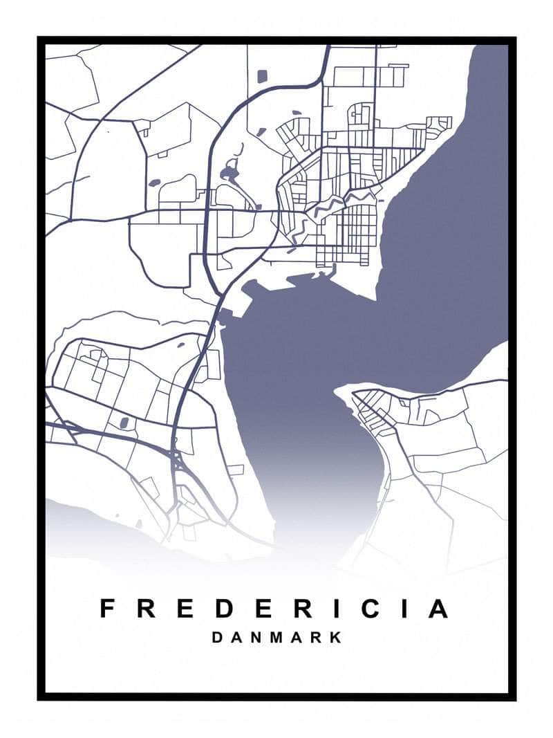 Fredericia Kortplakat – Udforsk Byens Skønhed!