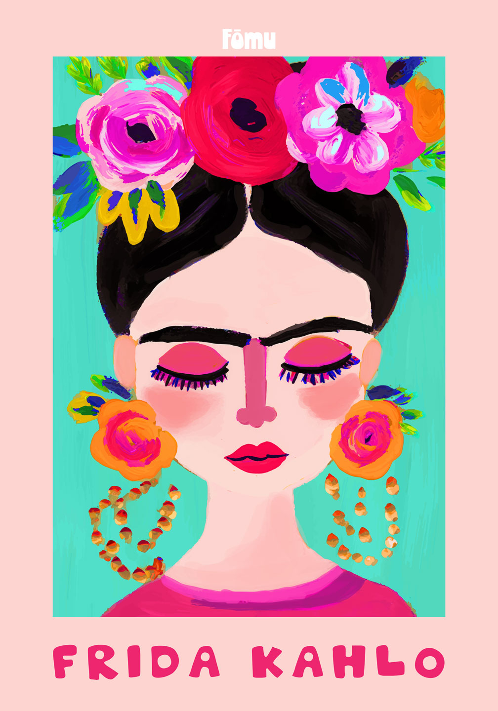 Frida Kahlo Kunstværk fra Fåmu – Unikt Indslag til Hjemmet