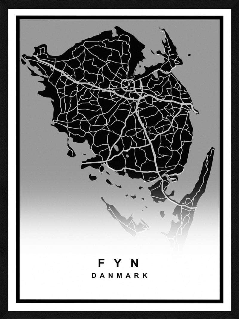 Fyn Plakat - Smukt kort til det moderne hjem